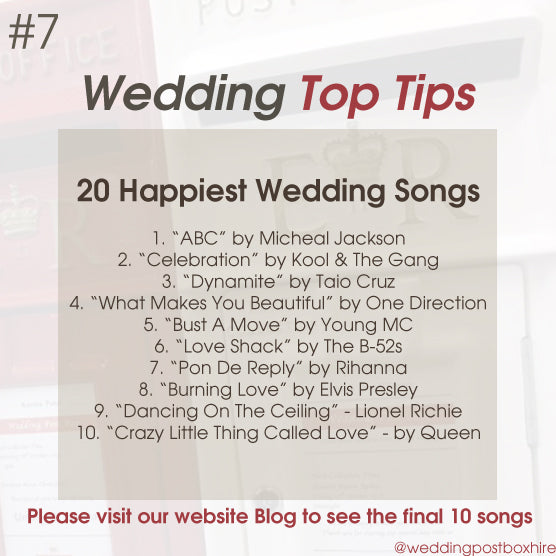 Our 20 Happiest Wedding Songs