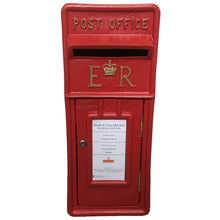 Red and Gold Royal Mail Wedding Post Box Hire